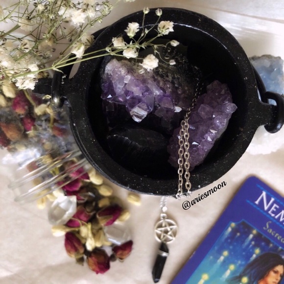 Wire Wrapped Black Tourmaline Pentacle Necklace - Picture 7 of 7